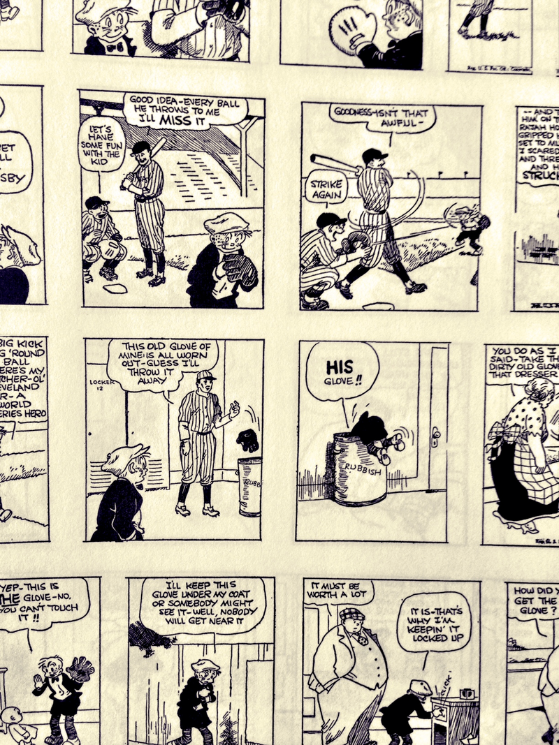 Illustration for article titled Babe Ruth In The Funny Papers